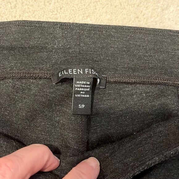 Eileen Fisher Pants Women Size Small Crepe Gray Pull Stretch Cruise. - Picture 3 of 8
